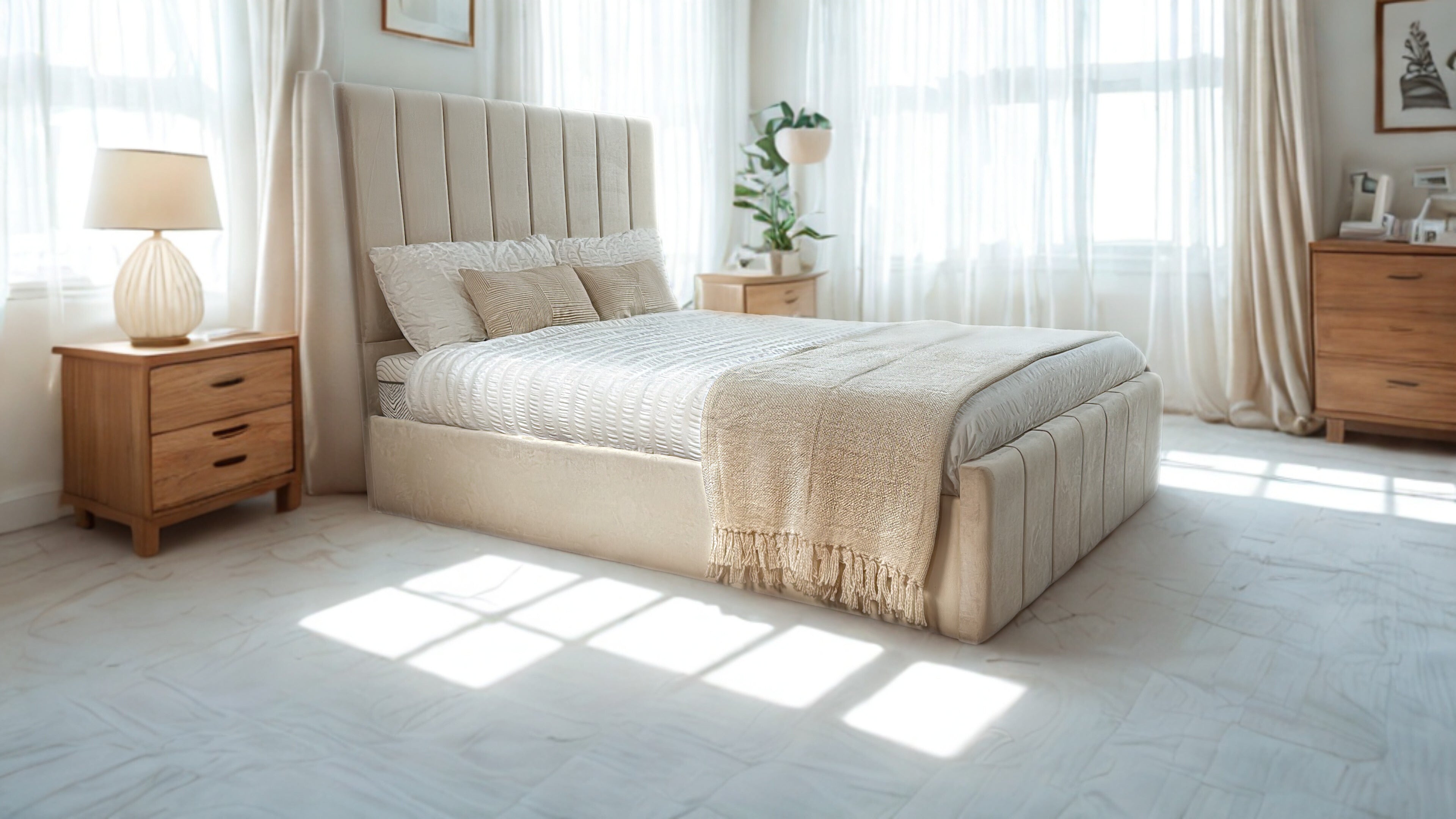 Tall Ottoman Storage Bed Frame FREE DELIVERY