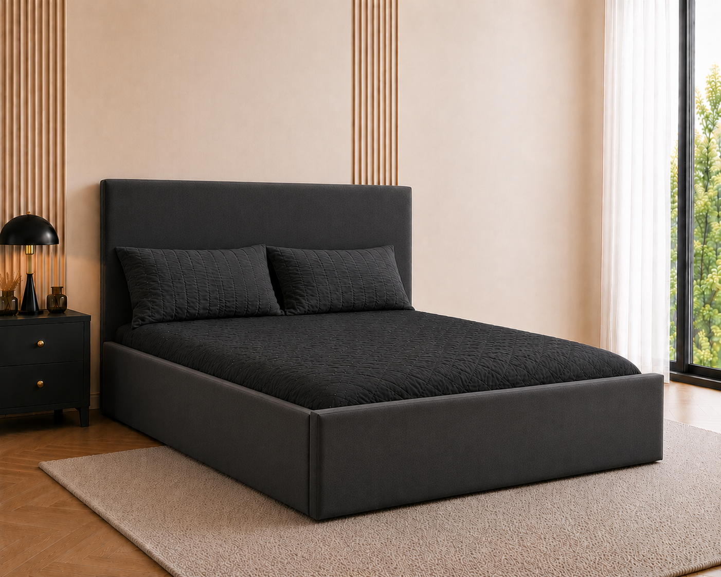 Cosy Ottoman Storage Bed - Optional Mattress Options