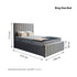 Tall Ottoman Storage Bed Frame FREE DELIVERY